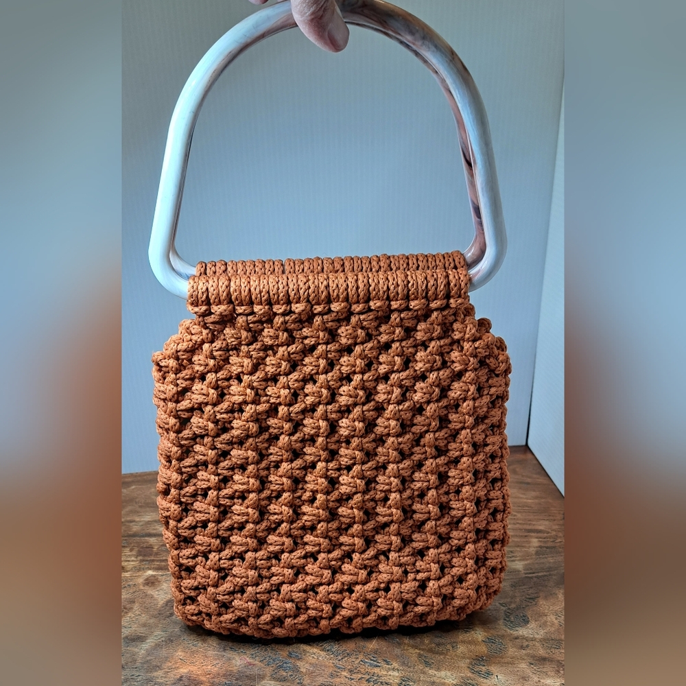 Vintage Macrame Handbag